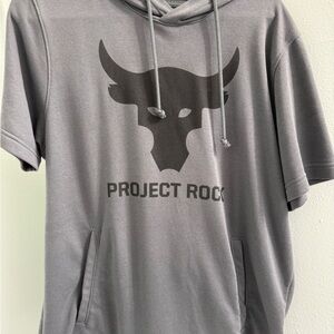 Under Armour Gray Project Rock Hoodie